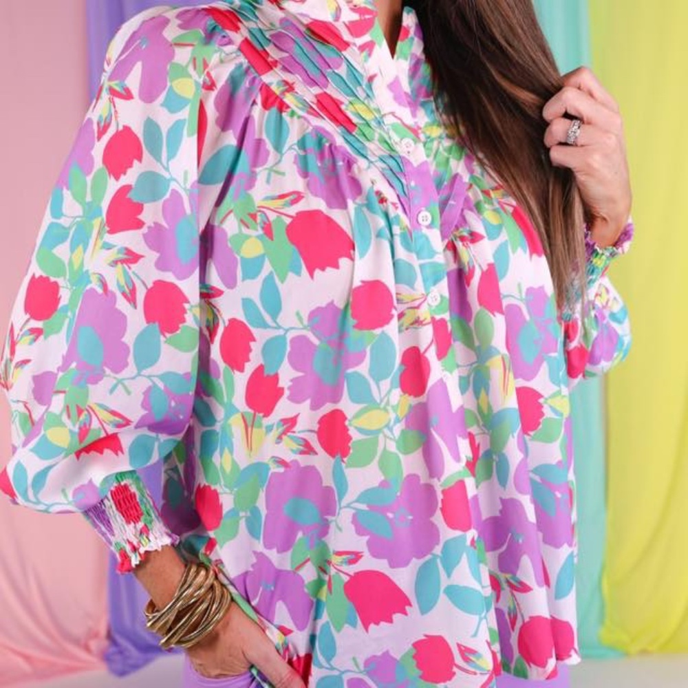 Katie Pastel Button Up